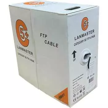 Патч-кордовый кабель LANMASTER LAN-5EUTP-PT-LSZH-BK