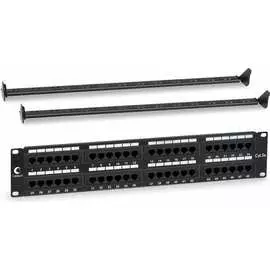 Патч-панель Cabeus PL-48-Cat.5e-Dual