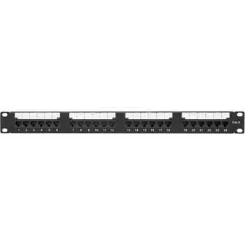 Патч панель EKF teracom pro TRP-PPNL-6UTP-1U24
