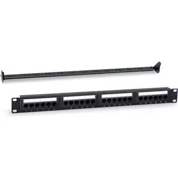 Патч-панель WRline 19" WR-pL-24-с5e-D (1U) 505208