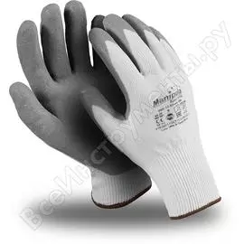 Перчатки manipula specialist юнит-300 tns-53, нейлон/пенонитрил, р.7 пер 666/7