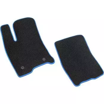 Передние коврики для Geely Emgrand X7 2011 - 2019 Кроссовер Vicecar 2EV14004-синий