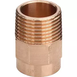 Переход viega нестандарт на наружную резьбу, 22х3/4", бронза 100322
