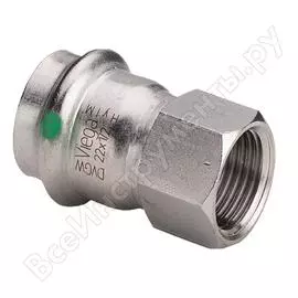 Переход viega вp 15 х 1/2" sanpress inox c sc-contur, нержавеющая сталь 436575