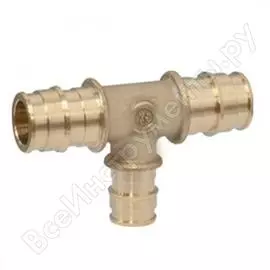 Переходной тройник для pe-x giacomini gx151 латунь, дн 25х25х16 gx151y028 127-0759