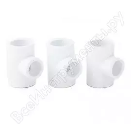 Переходной тройник восток полипропиленовый, pp-r, 25x20x25 мм, 20 шт vstr252025w