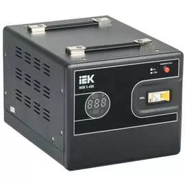 Переносной однофазный стабилизатор напряжения IEK HUB IVS21-1-005-13