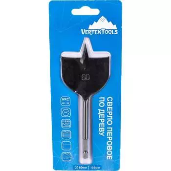 Перовое сверло по дереву vertextools 1133-60
