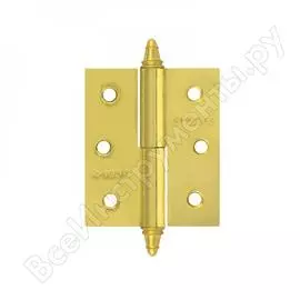 Петля нора-м 610-3" pb латун.покр. правая 2,5 мм №2 10614