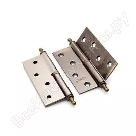 Петля стальная 100*75*2,5, правая, декоративный колпачок ренц r 100 ch ab