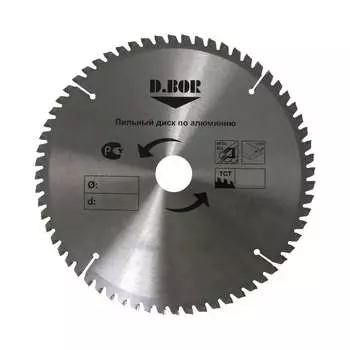 Пильный диск по алюминию D.BOR 9K-412508005D