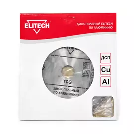 Пильный диск по алюминию Elitech 250х30х1.8 мм; 80Z 195630