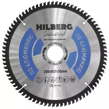 Пильный диск по алюминию Hilberg