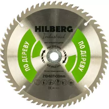 Пильный диск по дереву Hilberg Hilberg Industrial HW212