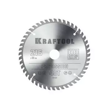 Пильный диск по дереву KRAFTOOL Precision 36952-216-30