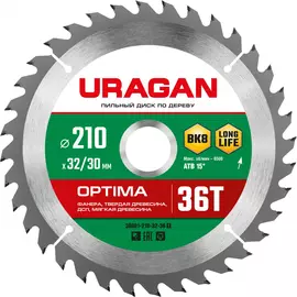 Пильный диск по дереву Uragan Optima 36801-210-32-36_z01