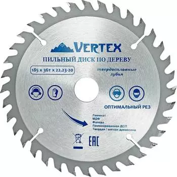 Пильный диск по дереву vertextools