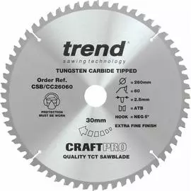 Пильный диск Trend CSB/CC26060
