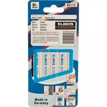 Пилка для лобзика Elmos Е5113 205511317