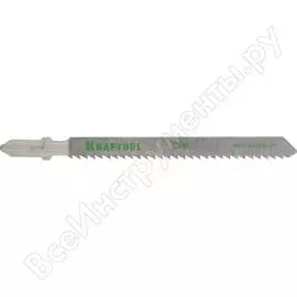 Пилки для электролобзика по дереву, фанере, ламинату KRAFTOOL 159516-2.5-S5