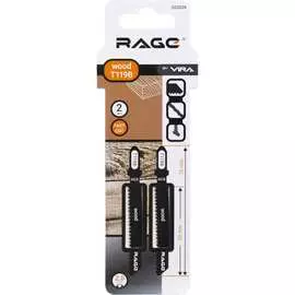 Пилки для лобзика для дерева и пластика RAGE T119B 552026