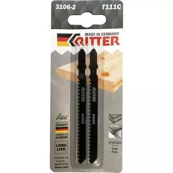 Пилки для лобзиков по дереву RITTER Eco Т111C PS17111112