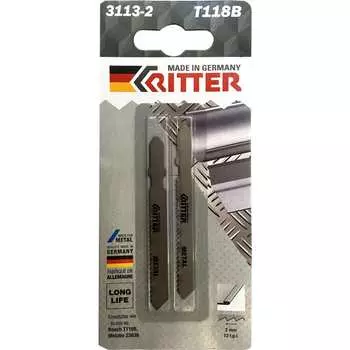 Пилки для лобзиков по стали RITTER Eco Т118B PS17121182
