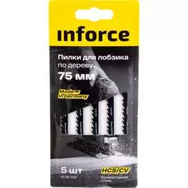 Пилки по дереву для лобзика Inforce