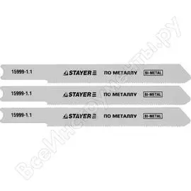 Пилки по металлу для электролобзика STAYER