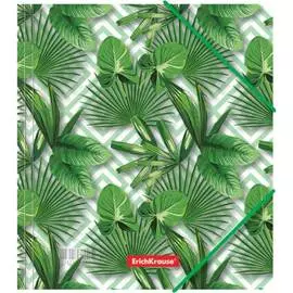 Пластиковая папка для тетрадей ErichKrause Tropical Leaves 49355