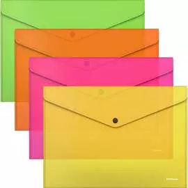 Пластиковая папка-конверт ErichKrause