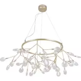 Подвесная люстра Crystal lux EVITA SP45 D GOLD/TRANSPARENT