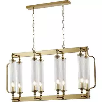 Подвесная люстра Crystal lux TOMAS SP8 L1000 BRASS