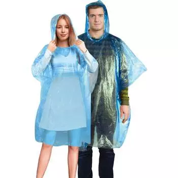 Полиэтиленовый дождевик-пончо ОФИСМАГ SHAMAANI 610940