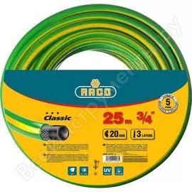 Поливочный армированный трехслойный шланг Raco CLASSIC 40306-3/4-25_z01