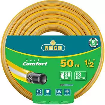Поливочный армированный трехслойный шланг Raco COMFORT 40303-1/2-50_z01