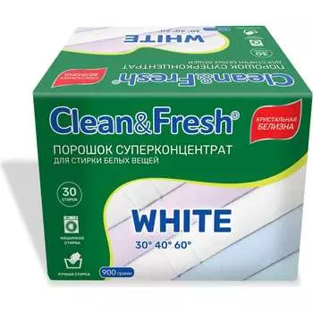 Порошок для стирки белого Clean&Fresh