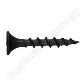 Потайные саморезы omax, крупная резьба, оксид 4,2х70 g 100 шт к-135 1021420700g01к-135