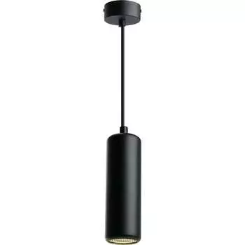 Потолочный светильник FERON ml1841barrel echo levitation mr16 35w, 230v, gu10, чёрный, с антибликовой сеточкой, на подвесе 1,7 м 48394
