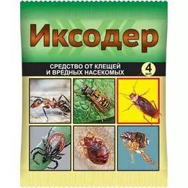 Препарат для обработки территории от клещей Иксодер