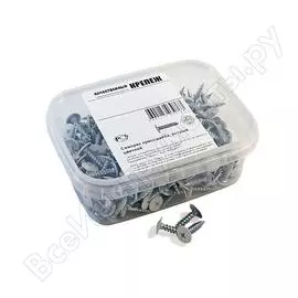 Острый саморез с прессшайбой качественный крепеж 4,2/16 RAL9003 белая (250 шт.) 0200213