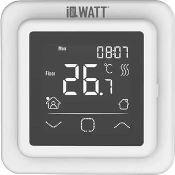 Программируемый терморегулятор для теплого пола IQWATT IQ THERMOSTAT SMART HEAT 408