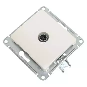 Проходная tv розетка Systeme Electric Glossa GSL000692