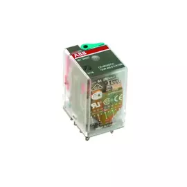 Промежуточное реле abb без индикации, без розетки 1svr405613r1000