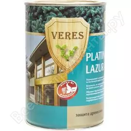 Пропитка veres platinum lazura №10 каштан 0.9 л 1/6 48816