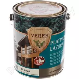 Пропитка veres platinum lazura №12 белый 2.7 л 1/4 48829