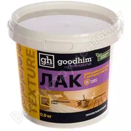Пропитывающий полуглянцевый лак для бани и сауны Goodhim