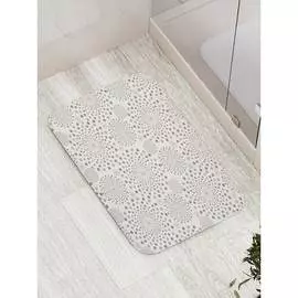 Противоскользящий коврик для ванной, сауны, бассейна JOYARTY Круги иллюзиониста bath_23289