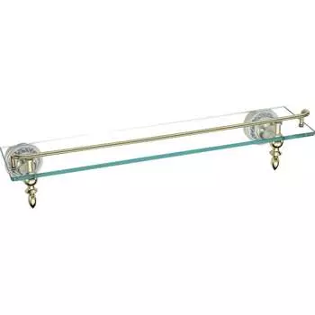 Прямая стеклянная полка Savol S-06891B