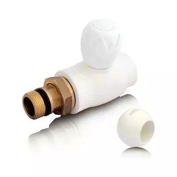 Прямой шаровый кран для радиатора Blue Ocean PPRF/PPR/SBVH-2(W)-20х1/2"